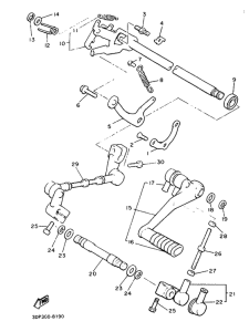 XVZ12TD Вал переключения