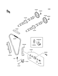 ZR400 Распредвал