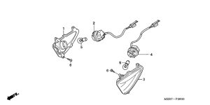 CBF600S (ABS) Winker