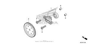 PCX150 Масляный насос