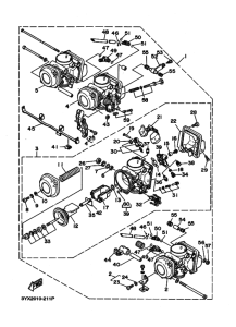 FZX250 Tobera  carburador