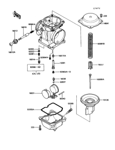 EN450 Детали карбюратора