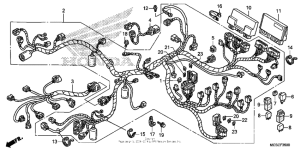 ST1300 (ABS) Жгут проводов