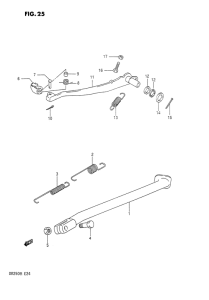 DR250 Подножки