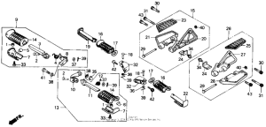 GL1200I Подножки