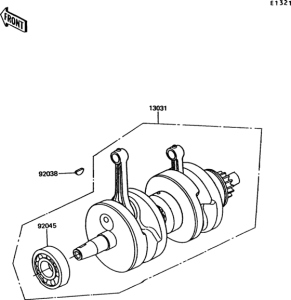 EX305 Коленвал