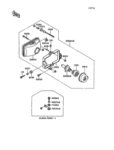 KL650 Head lamp (1 / 2)