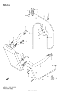 VZ800 Радиатор и Патрубки