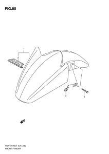 GSF1250S Переднее крыло