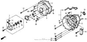 ST1100 Кожух сцепления