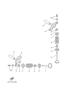 XT125R Клапана