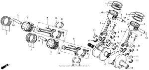 VFR700F Коленвал