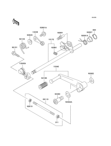 ZX600 Переключатель передач