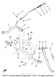 MX175H Stand - footrest