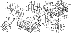 CB750 Картер двигателя