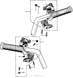 CA160 Ca160 horn button + starter switch