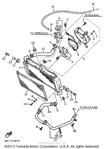 FZR400SUC Радиатор и Патрубки