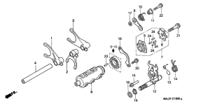 ST1100 Вилка переключения передач