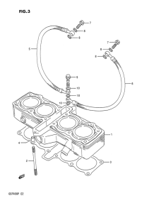 GSF400 Цилиндр