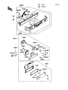ZG1200 Tail lamp(zg1200-b1)