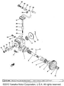 MX125A Масляный насос