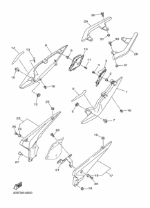 XJ6SA Боковые обтекатели