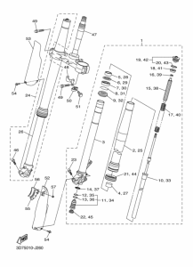 WR250R フロントフオ-ク