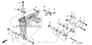 VFR1200F (DCT) Задние амортизаторы
