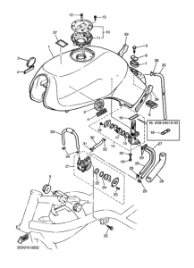 SRX600 Fuel tank assy