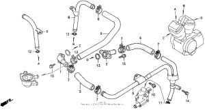 VT1100C Vt1100c water pipe