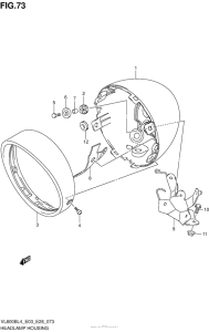 VL800B Фара головного света