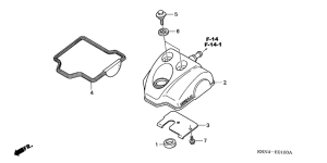  Крышка головки цилиндров