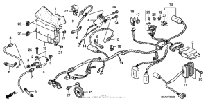 VTX1300T Жгут проводов