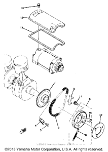 XS400G Муфта стартера