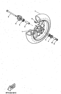 CW50RS Переднее колесо