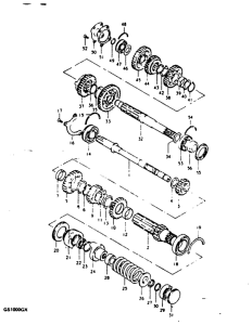 GS1000 Трансмиссия