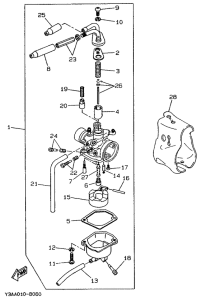 CW50T Карбюратор