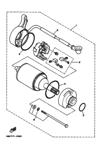 TW125 Стартерный мотор