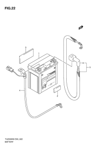 TU250 Аккумулятор