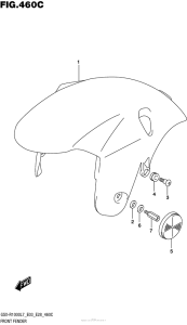 GSX-R1000 Front Fender (Gsx-R1000L7 E33)