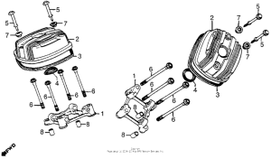 CX500 Крышка головки цилиндров
