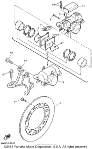 GTS1000AFC Задний суппорт