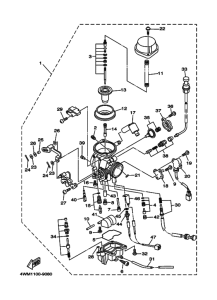 XV1600AS XV16ASR Carburetor assy