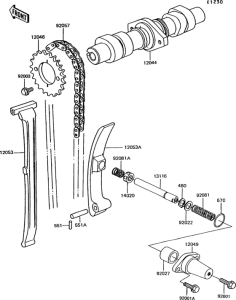 EX305 Распред вал