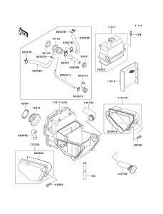 EX500 Air cleaner(1 / 2)