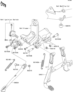 ZG1400 Подножка