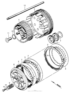 CL350 Сцепление