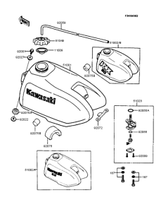 KX60 Топливный бак