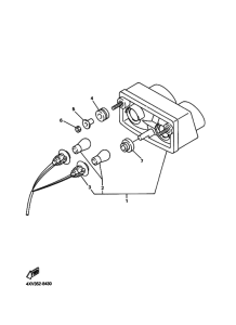 YZF-R1 Taillight unit ass`y