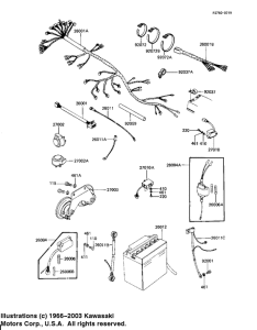 KZ1100 Электрика